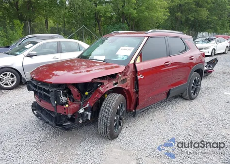 2022 Chevrolet Trailblazer Fwd Lt из США, поврежденный, VIN KL79MPS22NB006197